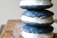 Wild Blueberry Whoopie Pies Recipe with Cream Cheese Filling