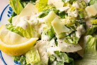 Classic Caesar Salad with Creamy Homemade Dressing Recipe
