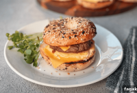 Make-Ahead Bagel Breakfast Sandwiches for Freezer Meal Prep