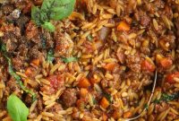 One-Pot Orzo Bolognese Recipe: Hearty Weeknight Dinner