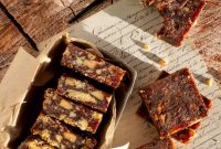 Chewy Date Squares Recipe with Oat Crust