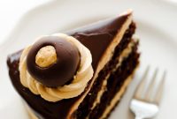 Decadent Chocolate Cake with Peanut Butter Frosting