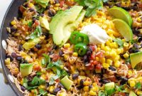 Spicy Mexican Rice Skillet in One Pan