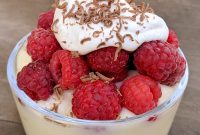 Low-Calorie White Chocolate Raspberry Pudding Recipe