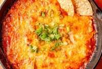 Cheesy Baked Chicken Enchilada Dip Without Cream Cheese