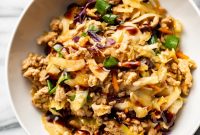 Egg Roll Bowl Recipe: Quick Stir-Fry with Pork and Cabbage