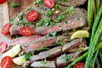 Grilled Top Sirloin Filets with Zesty Italian Salsa Verde