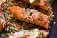 Salmon with Almond-Caper Sauce | Whole30 Paleo Recipe