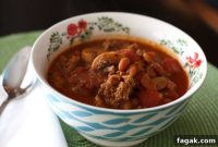 Hearty Turkey Chili with Pinto Beans & Mushrooms Recipe