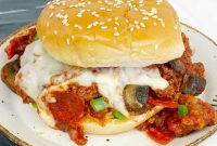 Pizza Sloppy Joes with Melty Cheese and Tangy Tomato Sauce