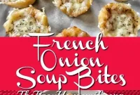 French Onion Soup Bites Recipe – Crispy Mini Savory Tarts
