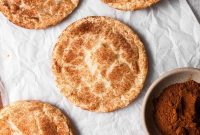 Chewy Eggless Snickerdoodle Cookies Recipe