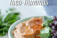 Taco-Spiced Hummus Dip Recipe for Game Day and Parties