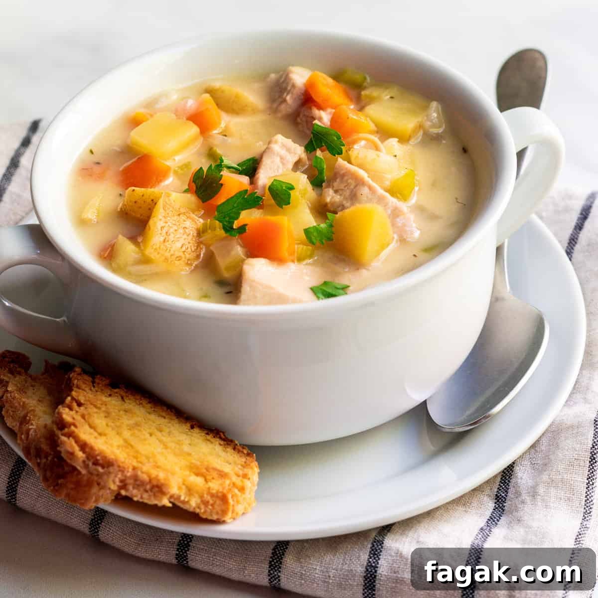 Image for Easy Turkey Pot Pie Soup