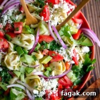 Greek Tortellini Pasta Salad