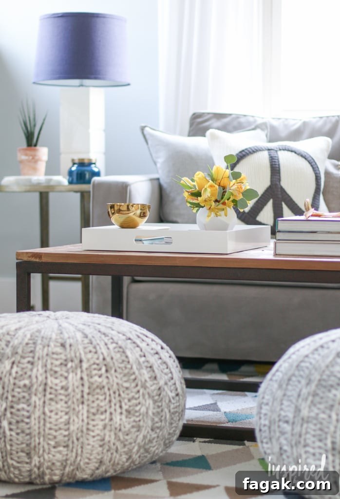 Spring Living Room Refresh: Bright Decorating Ideas and Tips 14 Spring Living Room | inspiredbycharm.com