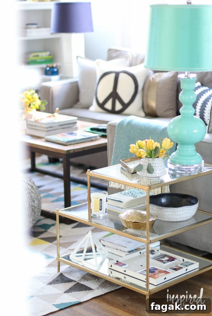Spring Living Room Refresh: Bright Decorating Ideas and Tips 17 Spring Living Room | inspiredbycharm.com