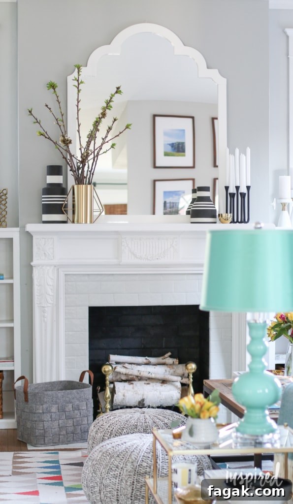 Spring Living Room Refresh: Bright Decorating Ideas and Tips 24 Spring Living Room | inspiredbycharm.com