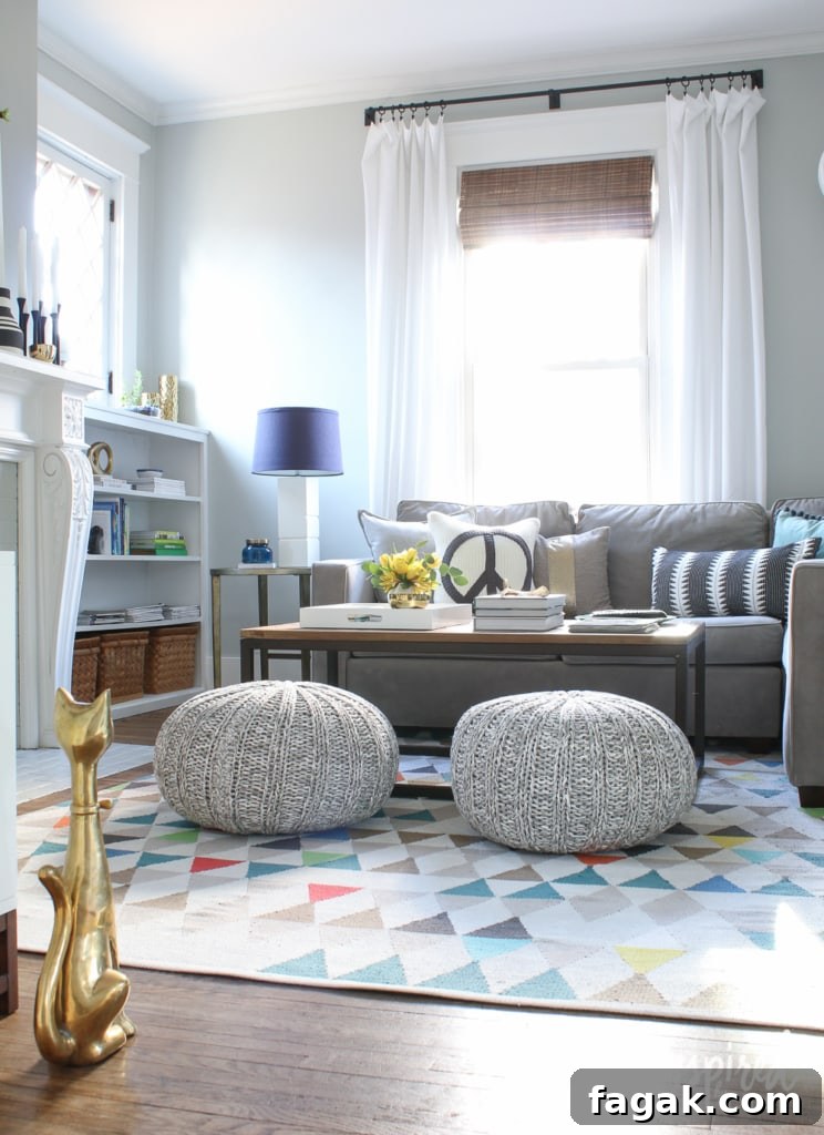 Spring Living Room Refresh: Bright Decorating Ideas and Tips 26 Spring Living Room | inspiredbycharm.com