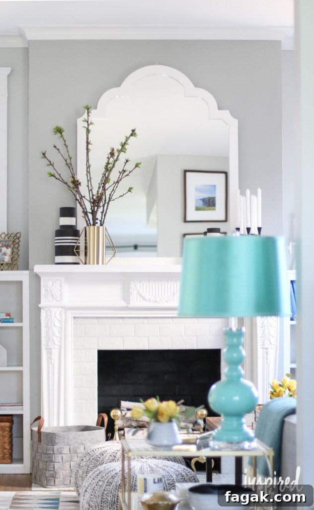 Spring Living Room Refresh: Bright Decorating Ideas and Tips 5 Spring Living Room | inspiredbycharm.com