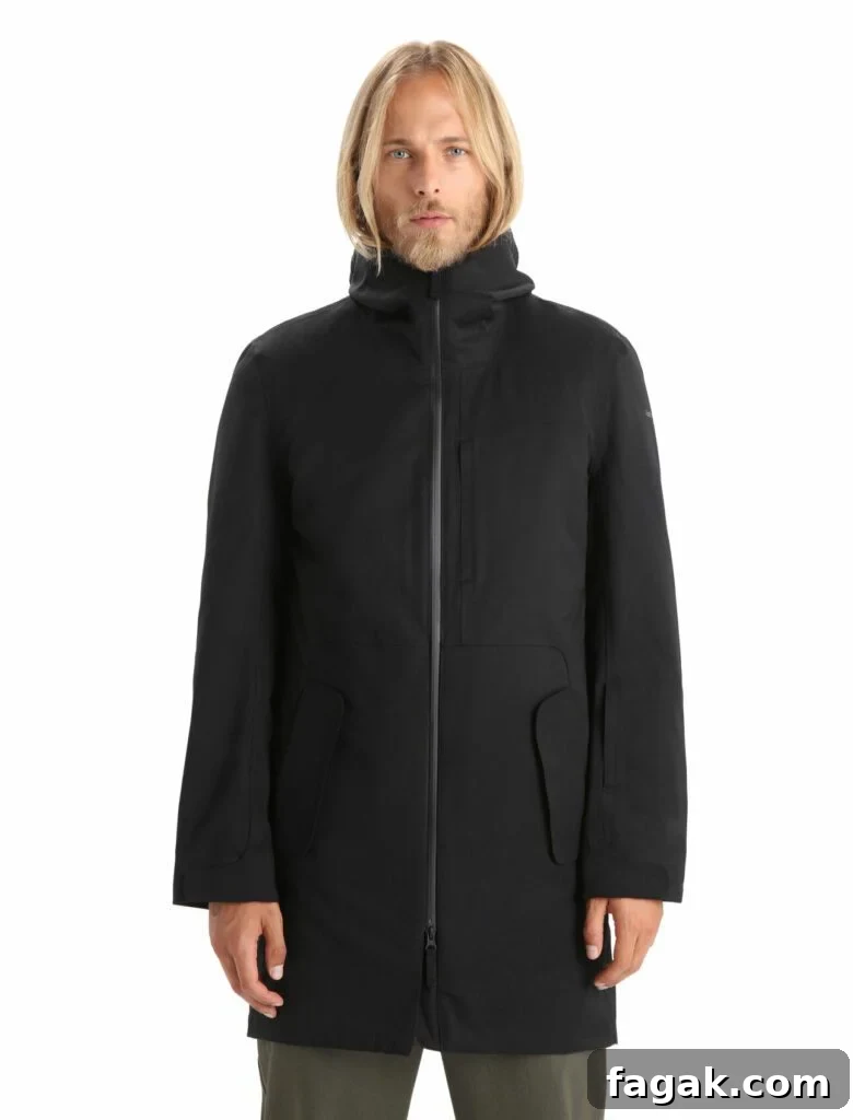 pfas free rain coats from icebreaker