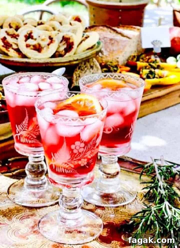 Hibiscus Cocktails