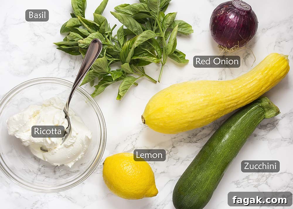 Ingredients for the recipe.