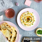 Creamy Dreamy Hummus by Baking The Goods.
