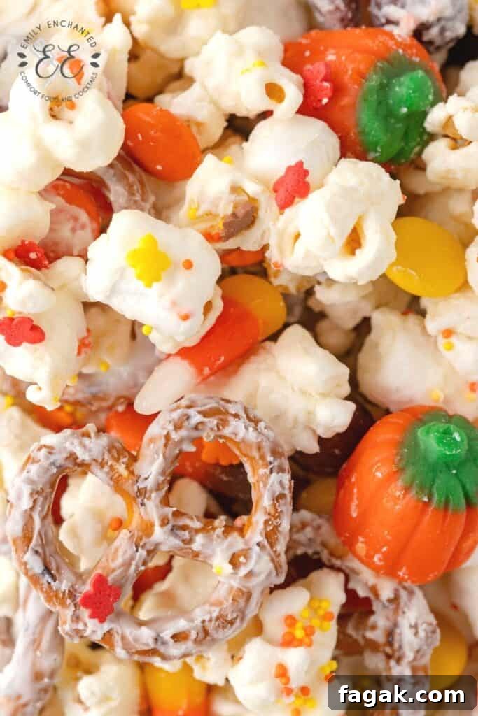 Chocolate Covered Popcorn for Halloween