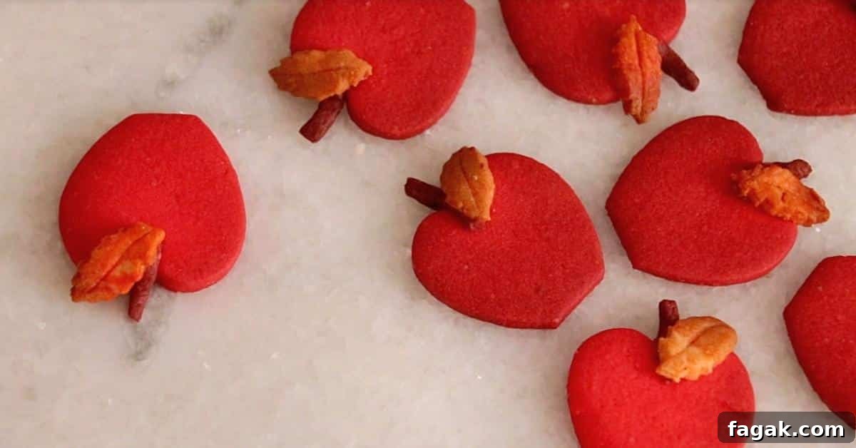 small apple cookies