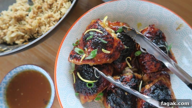 gluten free marmalade chicken recipe with egg fried rice 7
