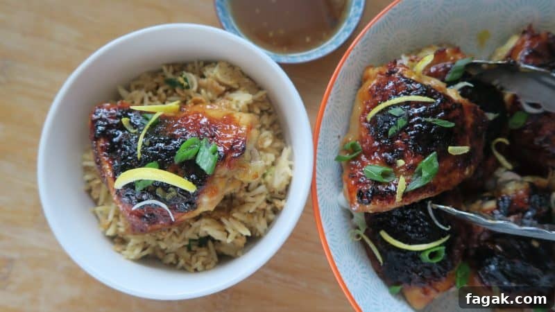 gluten free marmalade chicken recipe with egg fried rice 7