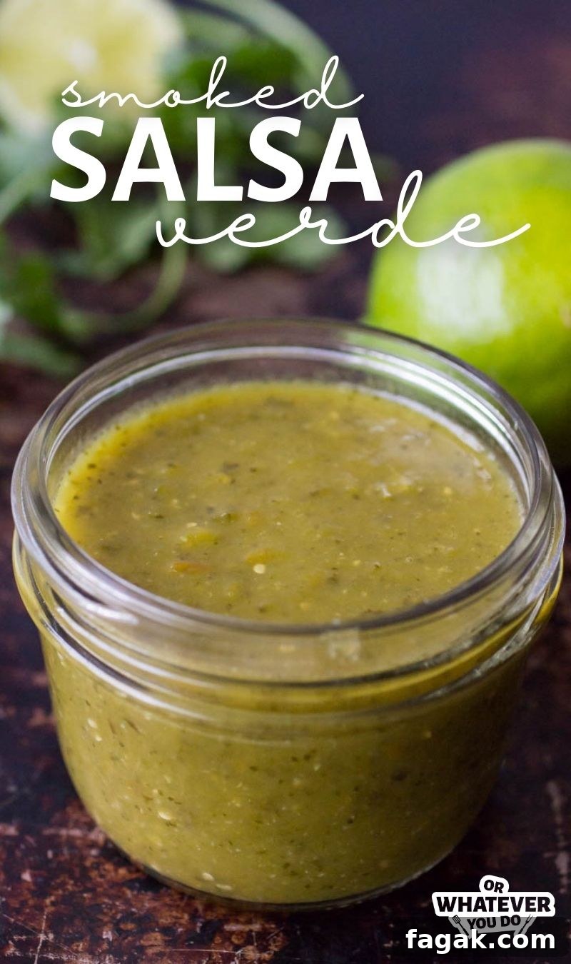 Traeger Smoked Salsa Verde