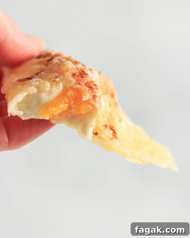 Easy Low Carb Peaches and Cream Turnovers- Low carb & gluten free.