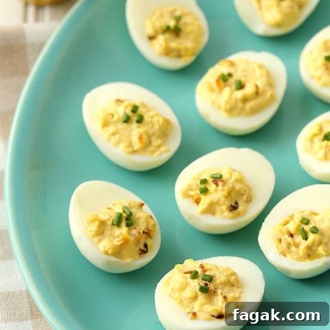 French Onion Dip Deviled Eggs