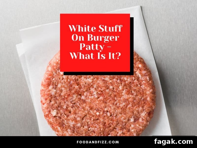 White Stuff On Burger Patty