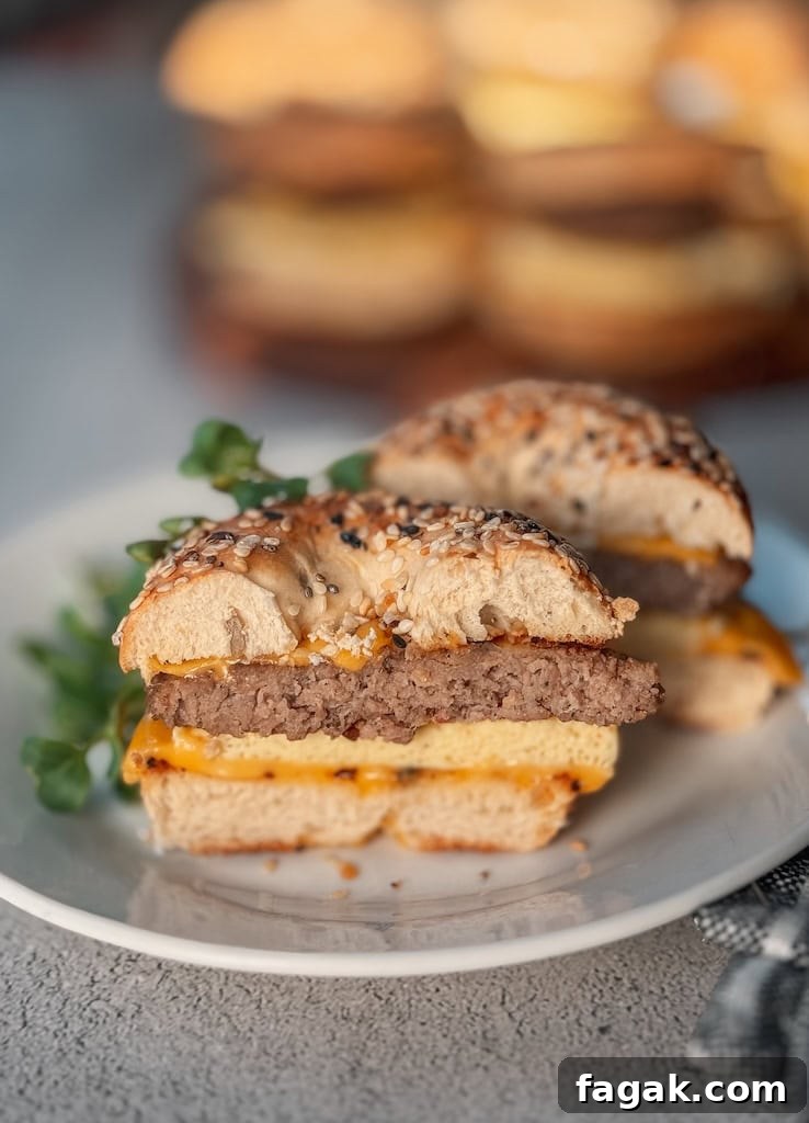 Make-Ahead Bagel Breakfast Sandwiches for Freezer Meal Prep 3 Freezer-Friendly Bagel Breakfast Sandwiches