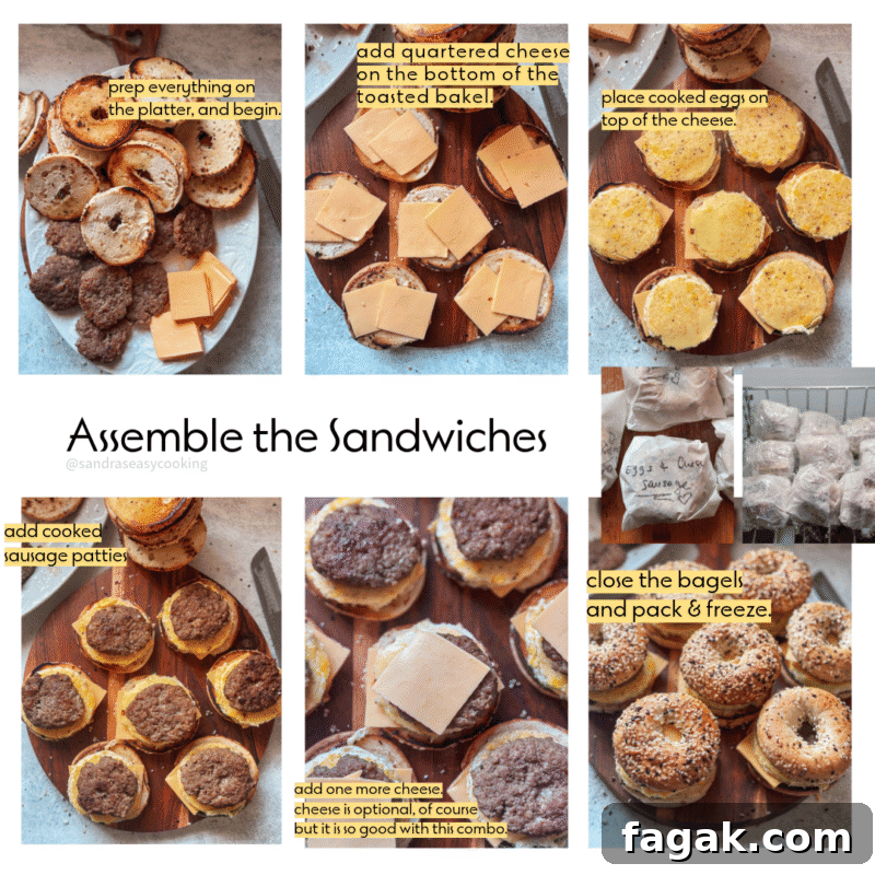 Make-Ahead Bagel Breakfast Sandwiches for Freezer Meal Prep 6 img 15656 5