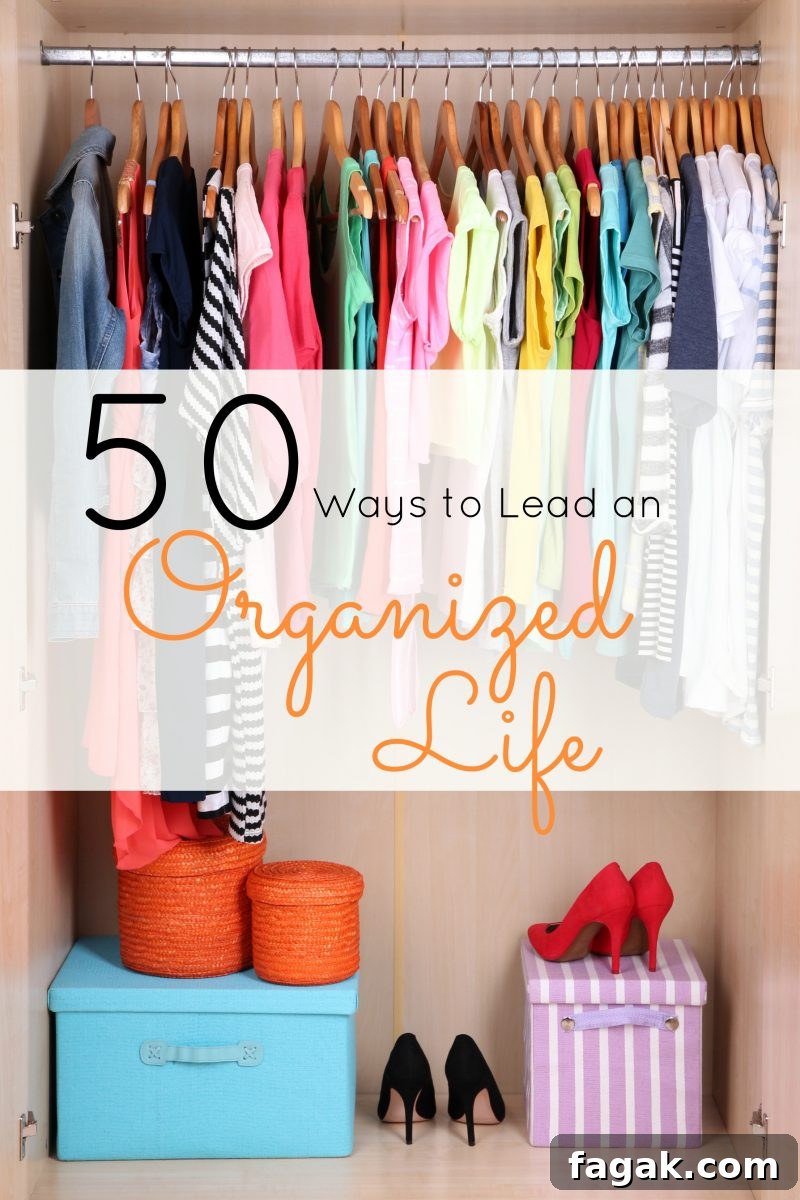 50 Ways to Lead an Organized Life