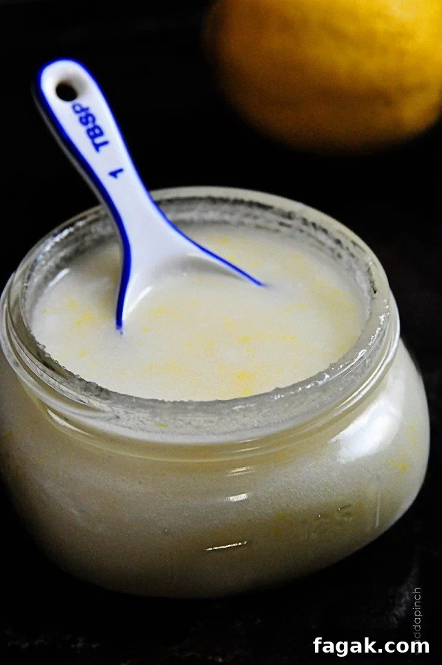 Lemon Sugar Scrub jar