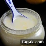 Lemon sugar scrub jar