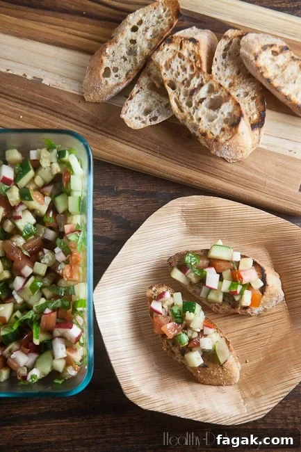 cucumber bruchetta #recipe