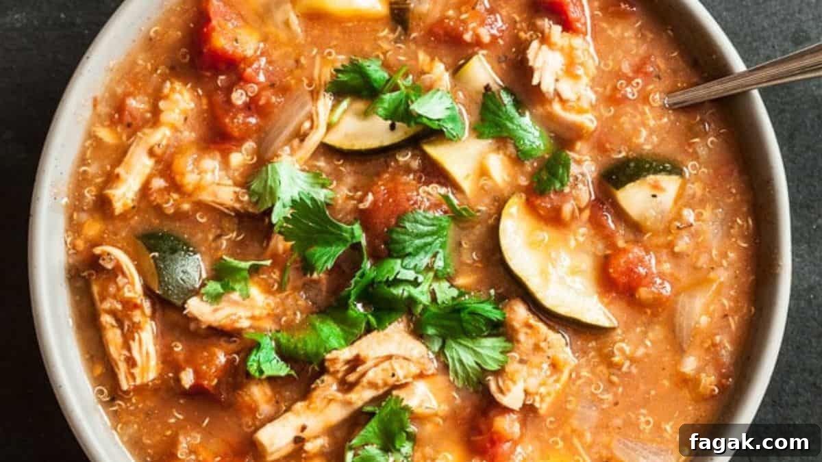 30-Minute Mexican Chicken and Quinoa Stew