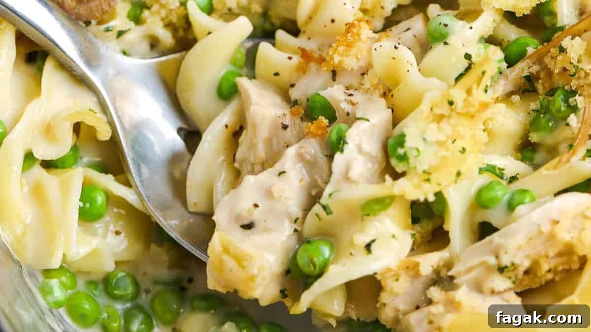Easy Chicken Noodle Casserole