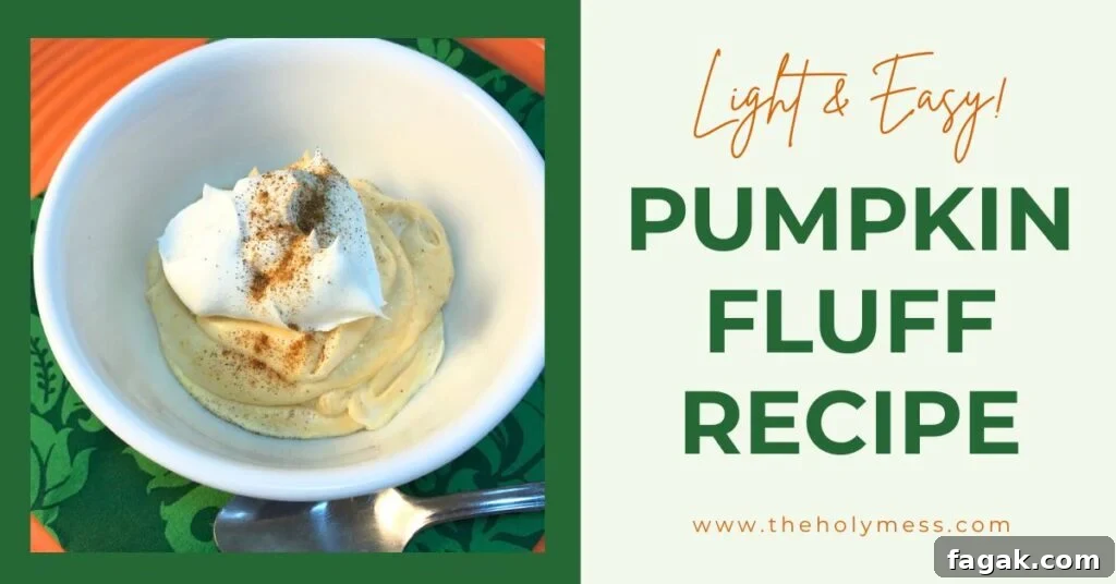 Healthier Pumpkin Fluff recipe