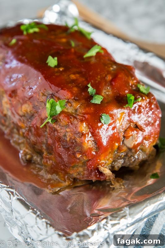 A close up of food, with Meatloaf and Dinner