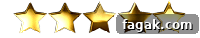 5 golden stars for rating recipes