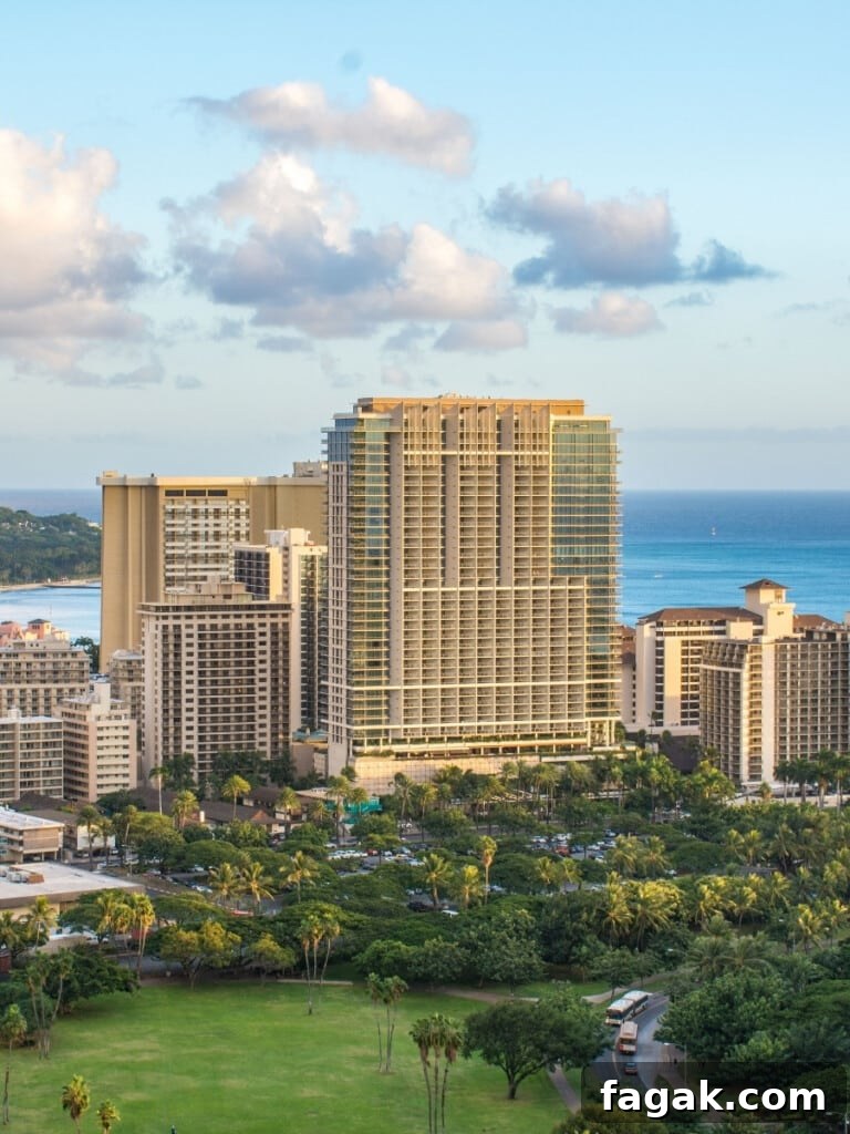 The Ka Laʻi Waikiki Beach hotel building.