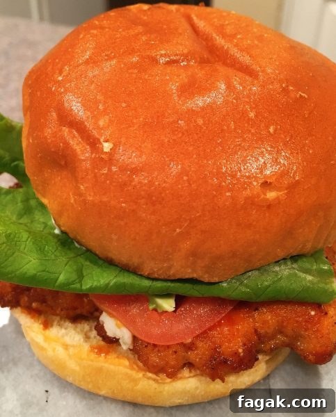 Buffalo Chicken Sandwich with Bleu Cheese and Crispy Ranch 9 Buffalo Bleu Cheese Sandwich
