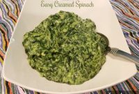 Creamy Garlic Parmesan Spinach Recipe for Sides